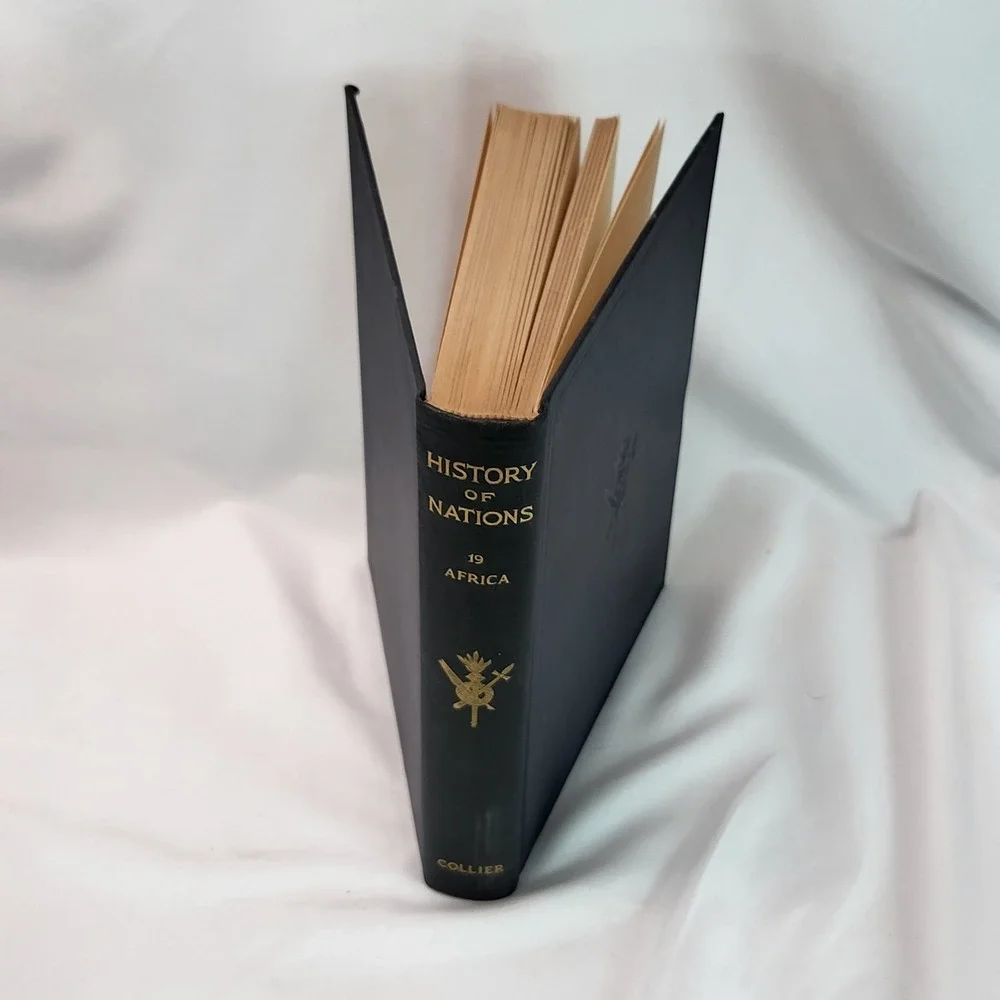 1928 History of Nations Vol 19 Africa Illustrated Collier Memorial Edition HC